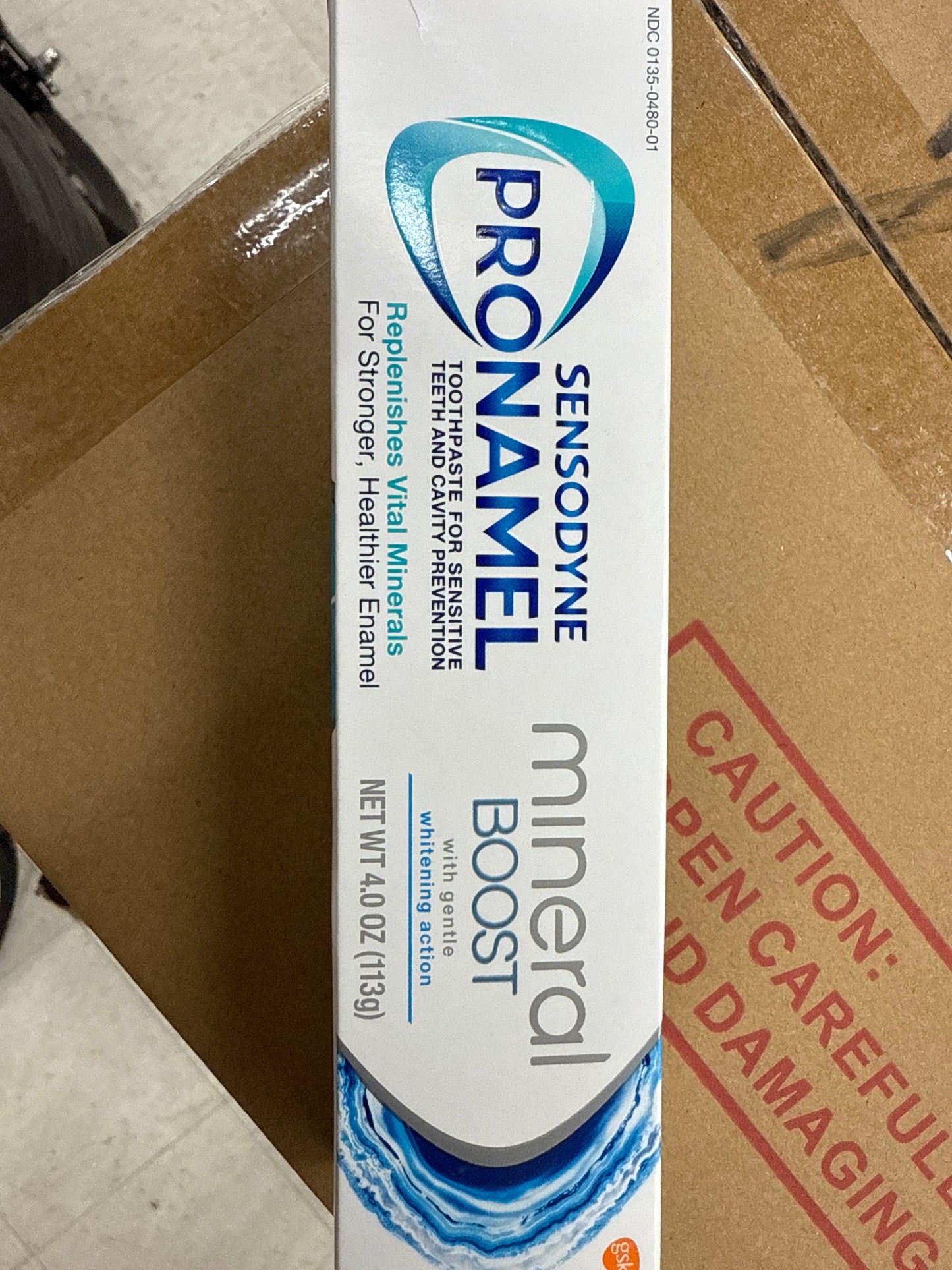 Sensodyne pronamel mineral boost