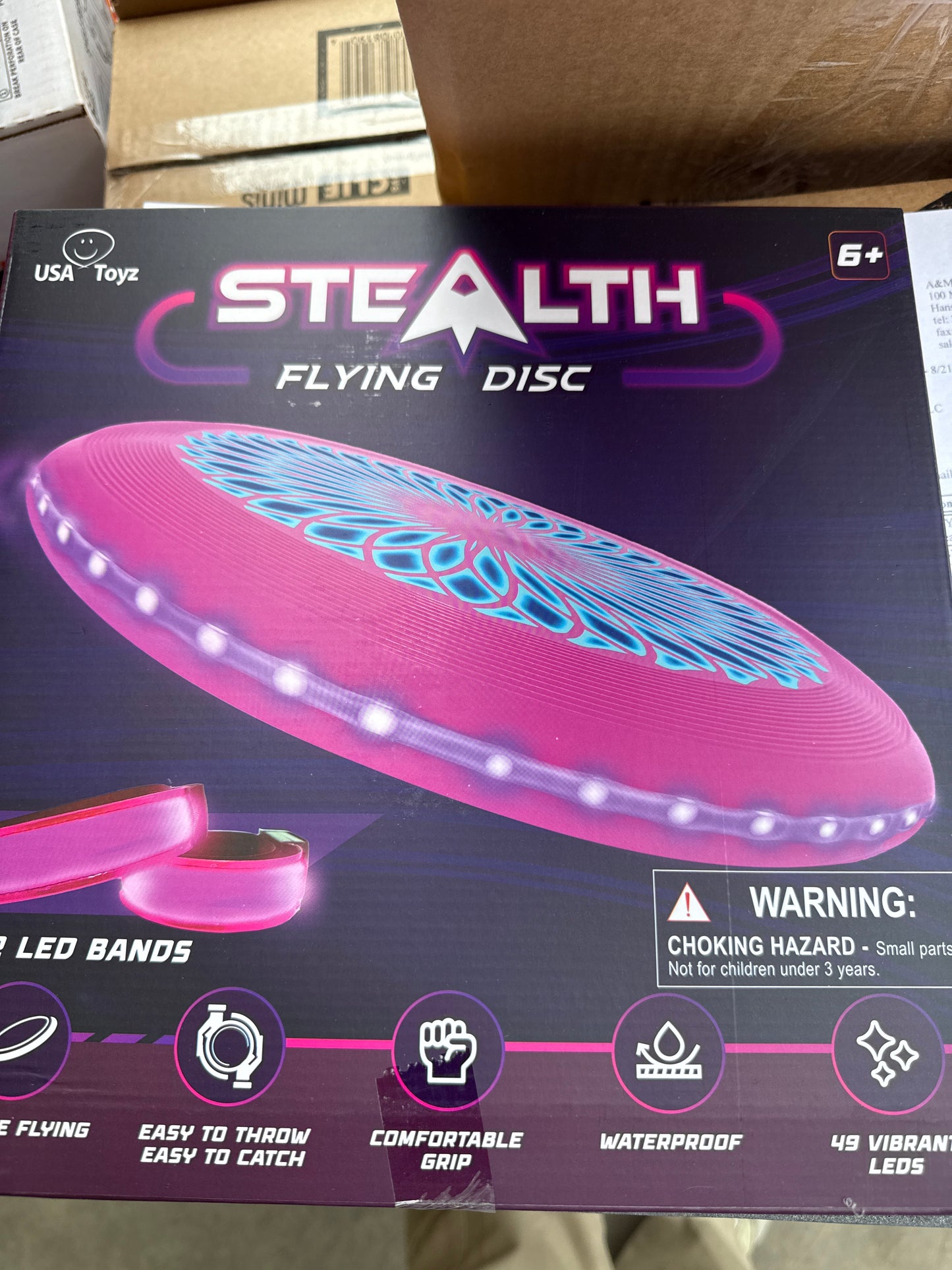 Stealth Flying Disc Pink