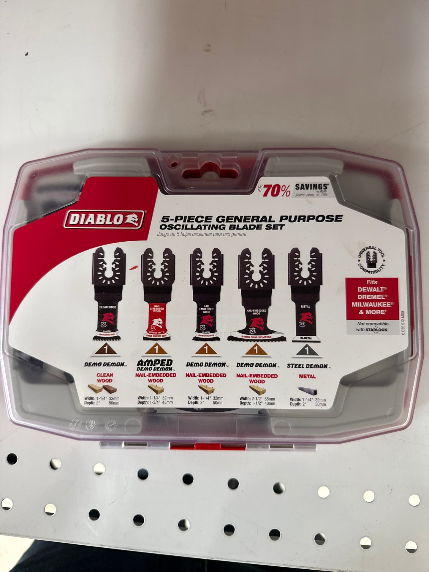 Diablo oscillating blade set