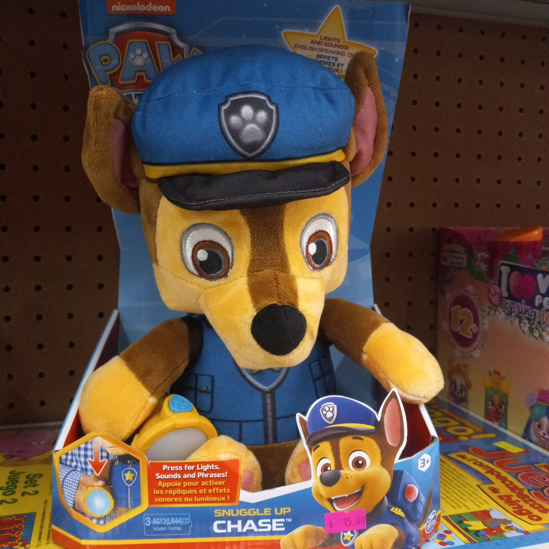 Paw Patrol Snuggle Up Chase Toy Sheboygan Discount Warehouse