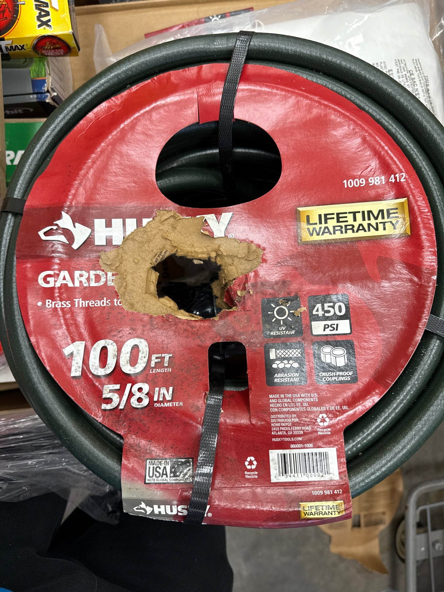 Husky 100ft garden hose