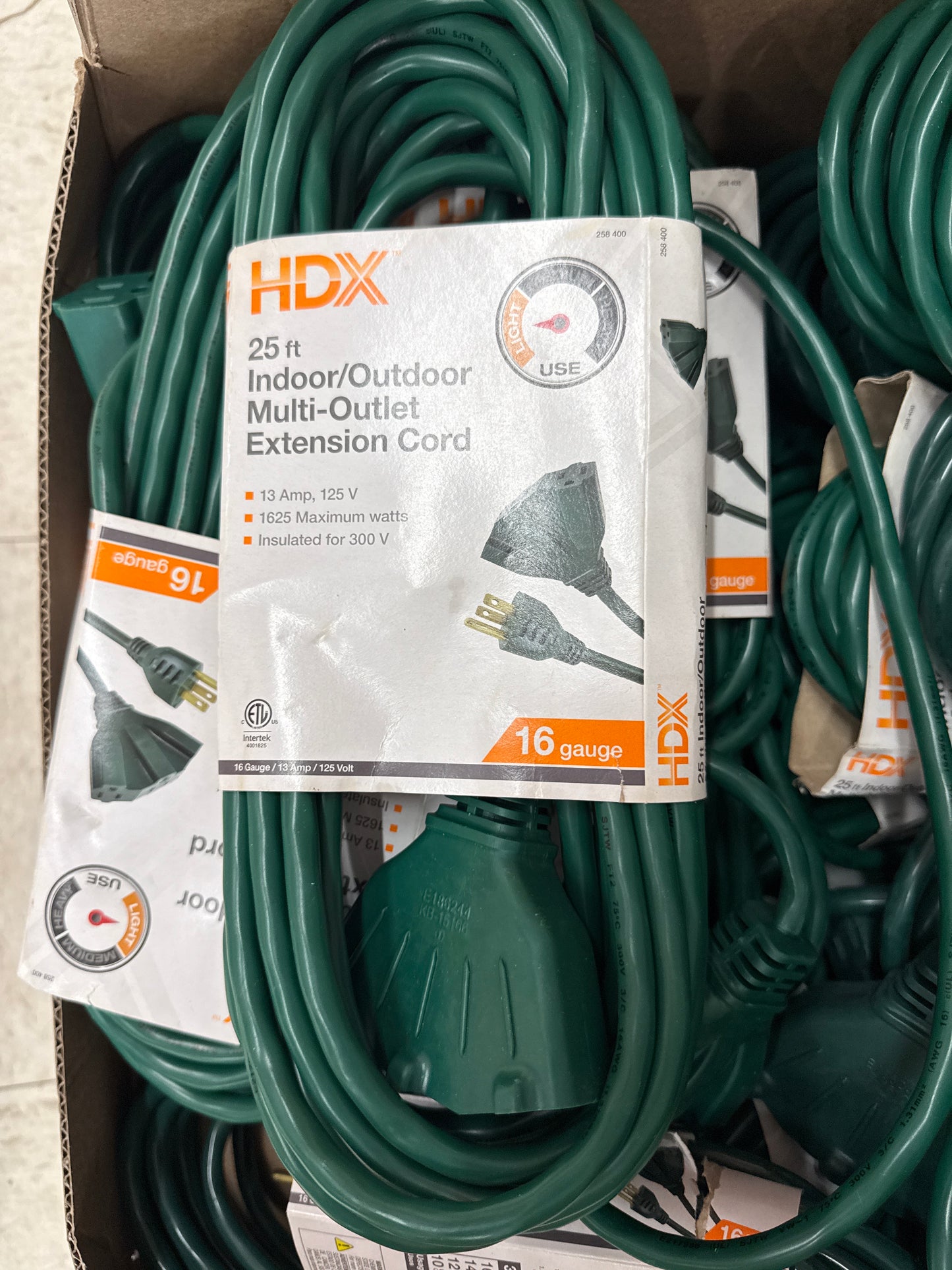 HDX 25ft Multi-Outlet Extension Cord