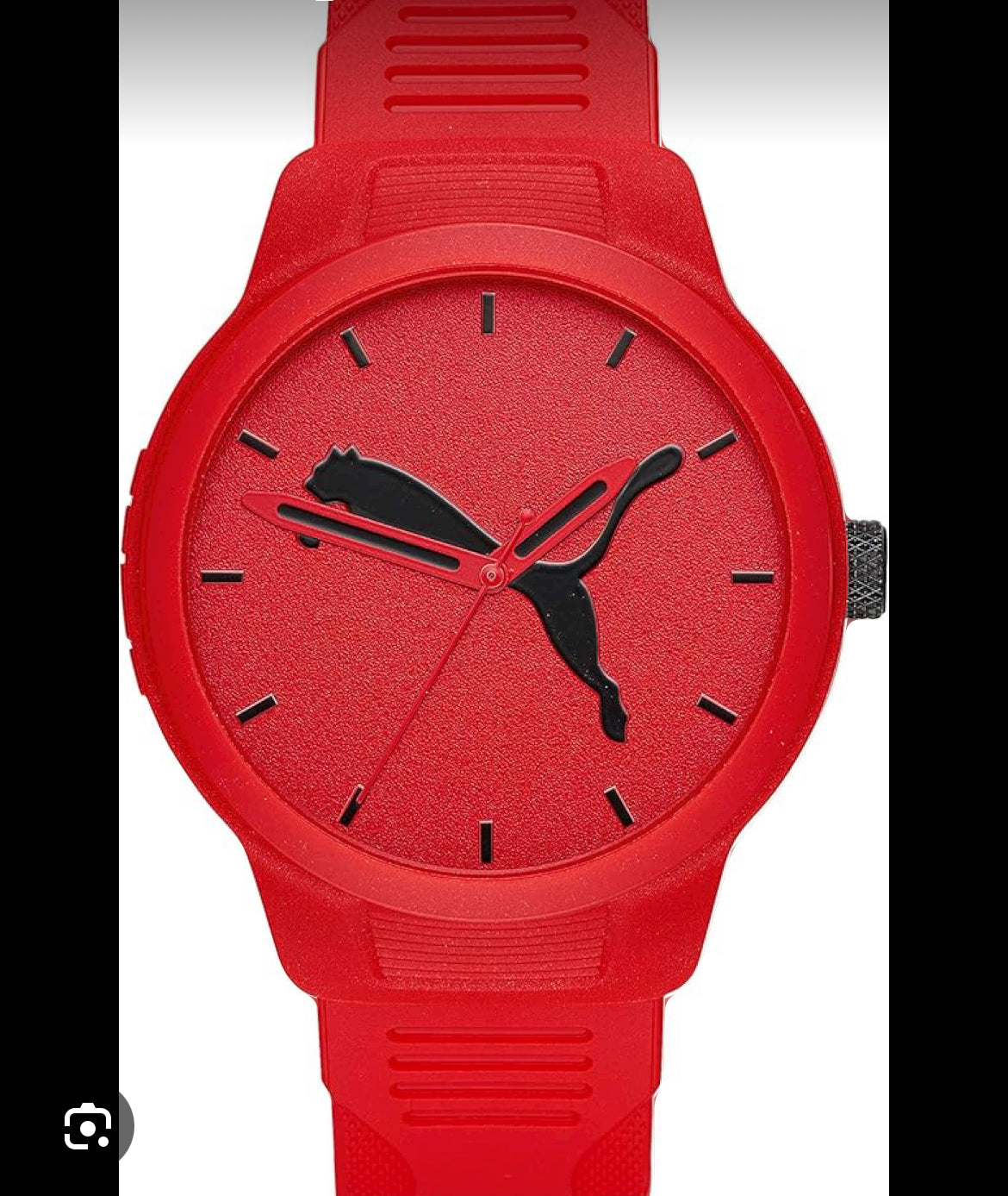 PUMA Red Men's Watch, Three-Hand Analog Sports Watch for Men