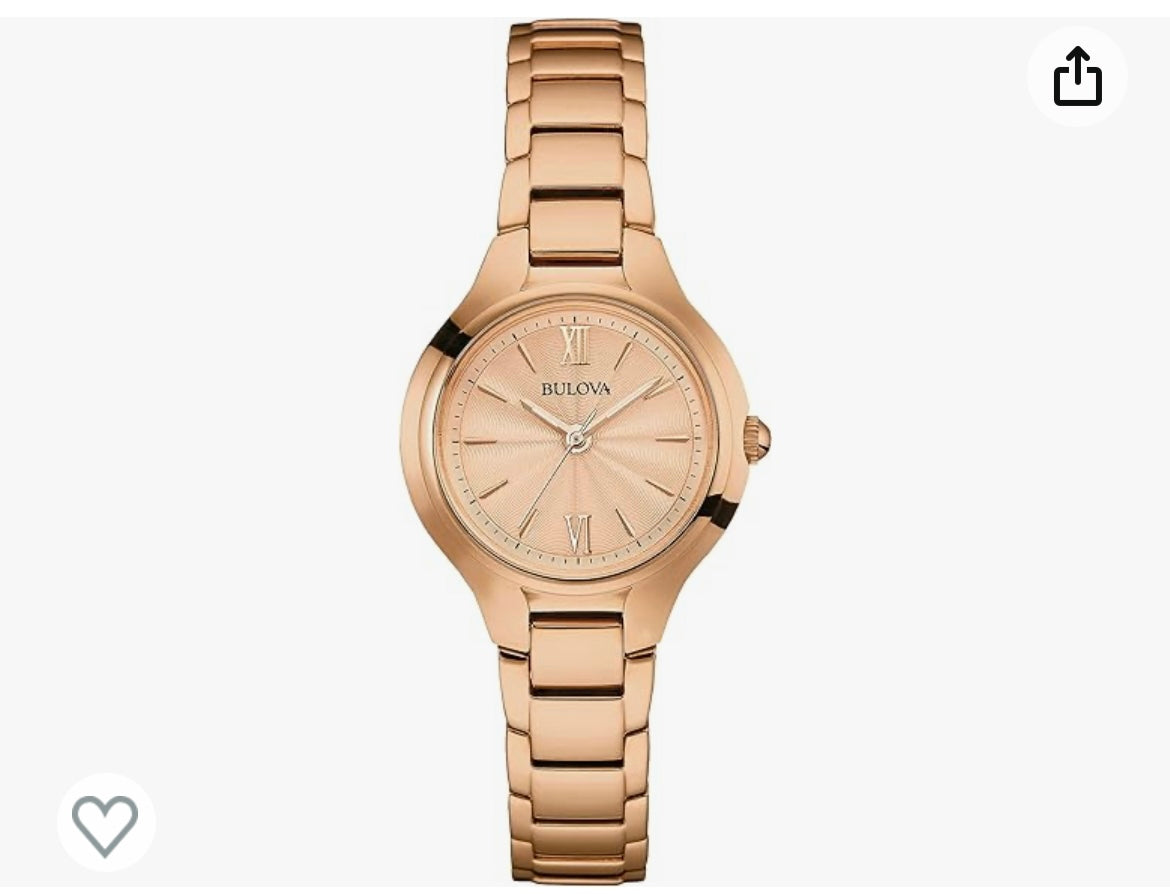 B3) Bulova Classic Quartz Ladies Watch, Stainless Steel