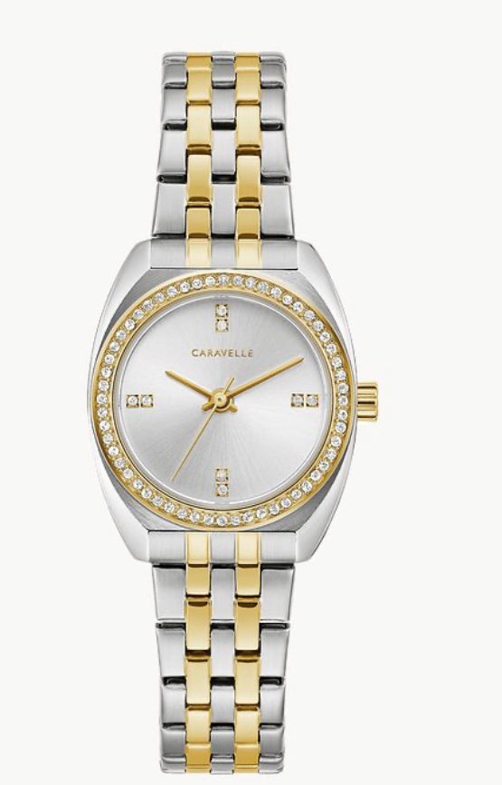 B42) Caravels by Bulova Women’s Two-Tone Watch “Sport”