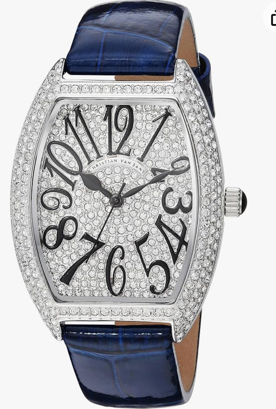 Women's CV4821 Elegant Analog Display Quartz Blue Watch