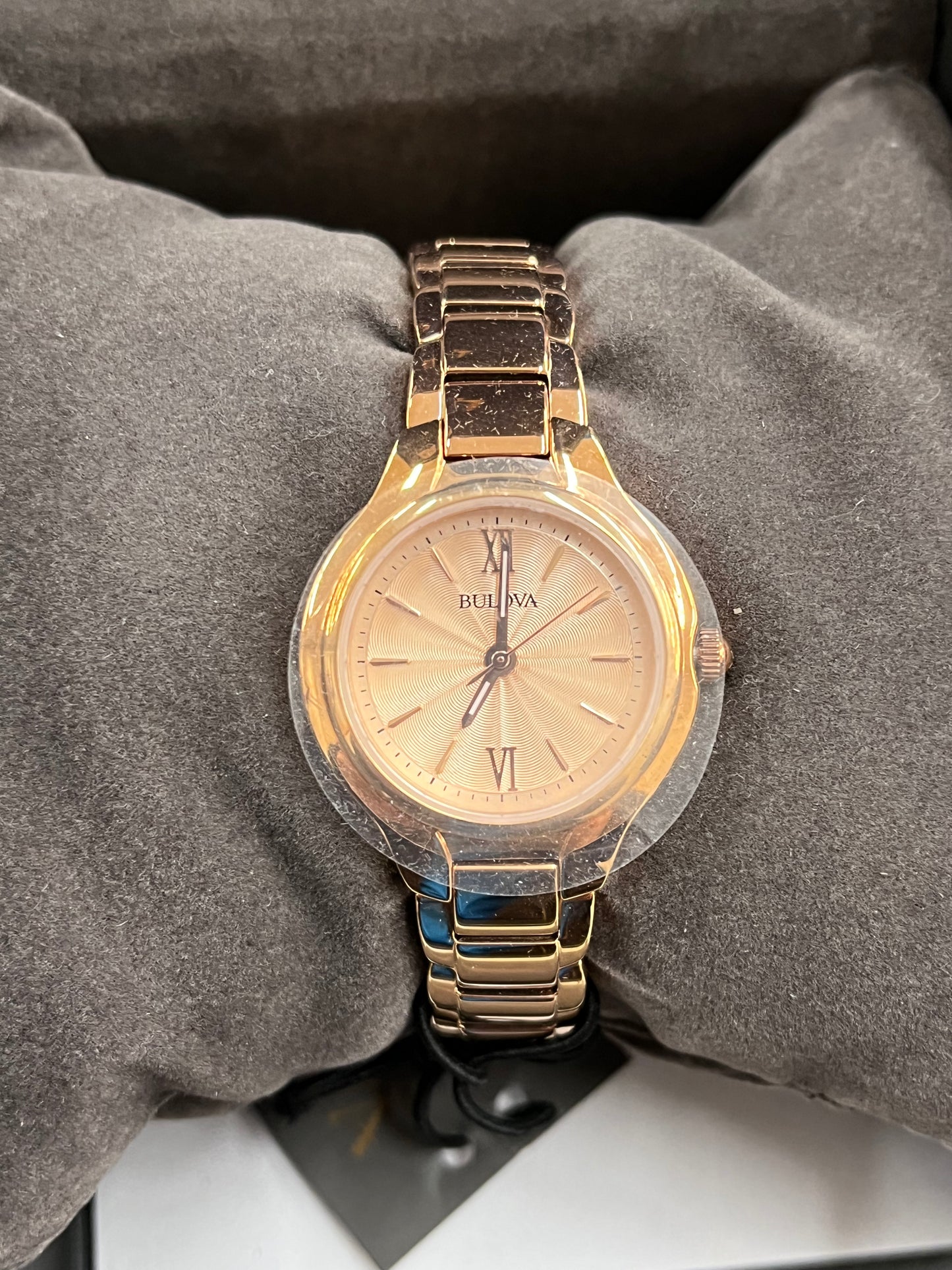 B3) Bulova Classic Quartz Ladies Watch, Stainless Steel