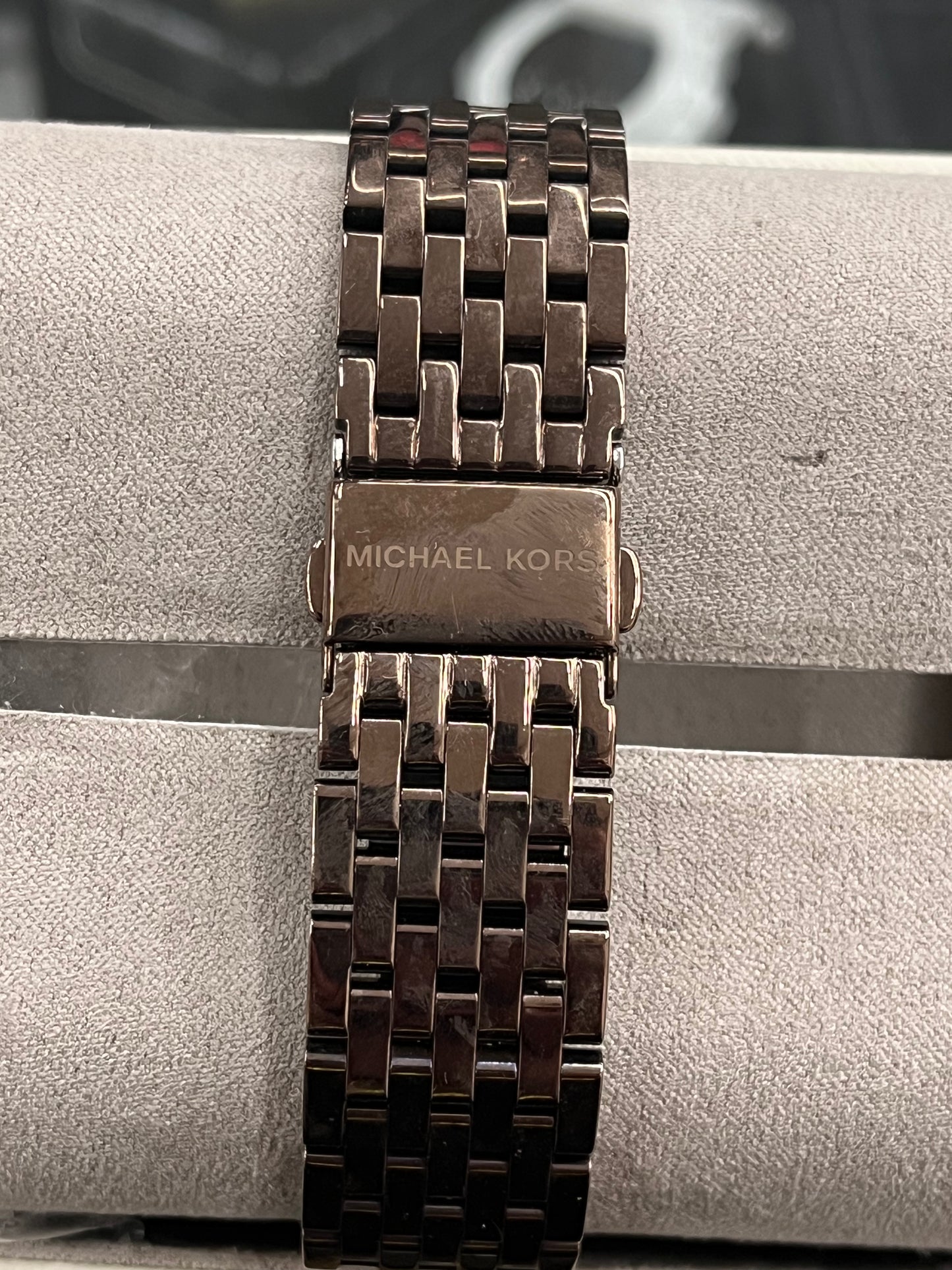 Mk3) Michael Kors Darci Women's Watch, Stainless Steel and Pavé Crystal Watch for Women Brown