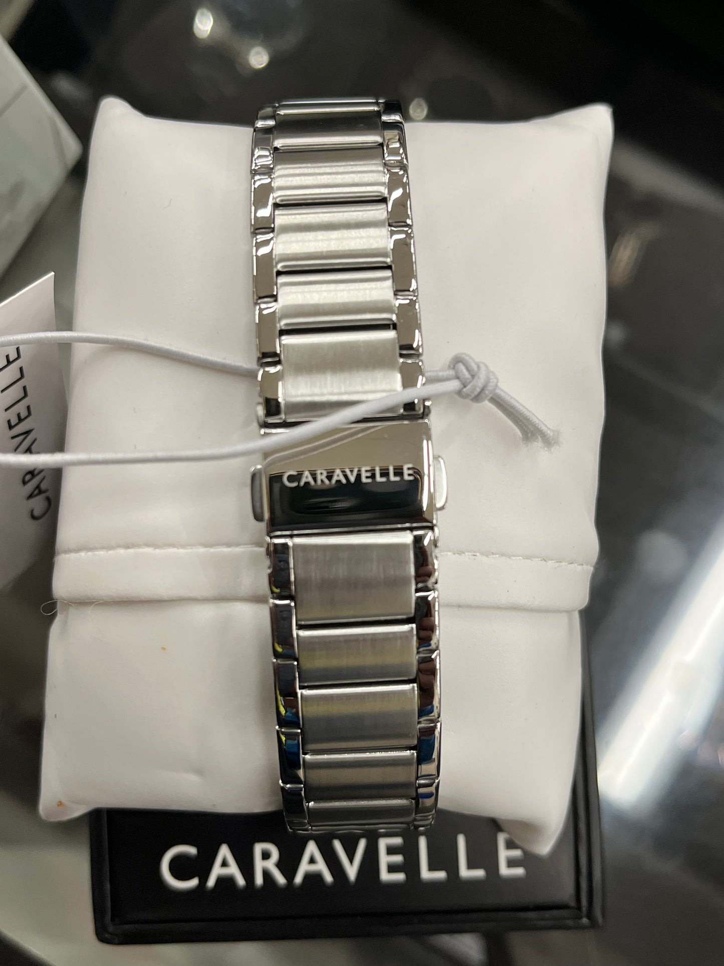 B40) Caravelle by Bulova Men's Stainless Steel Watch 43A155