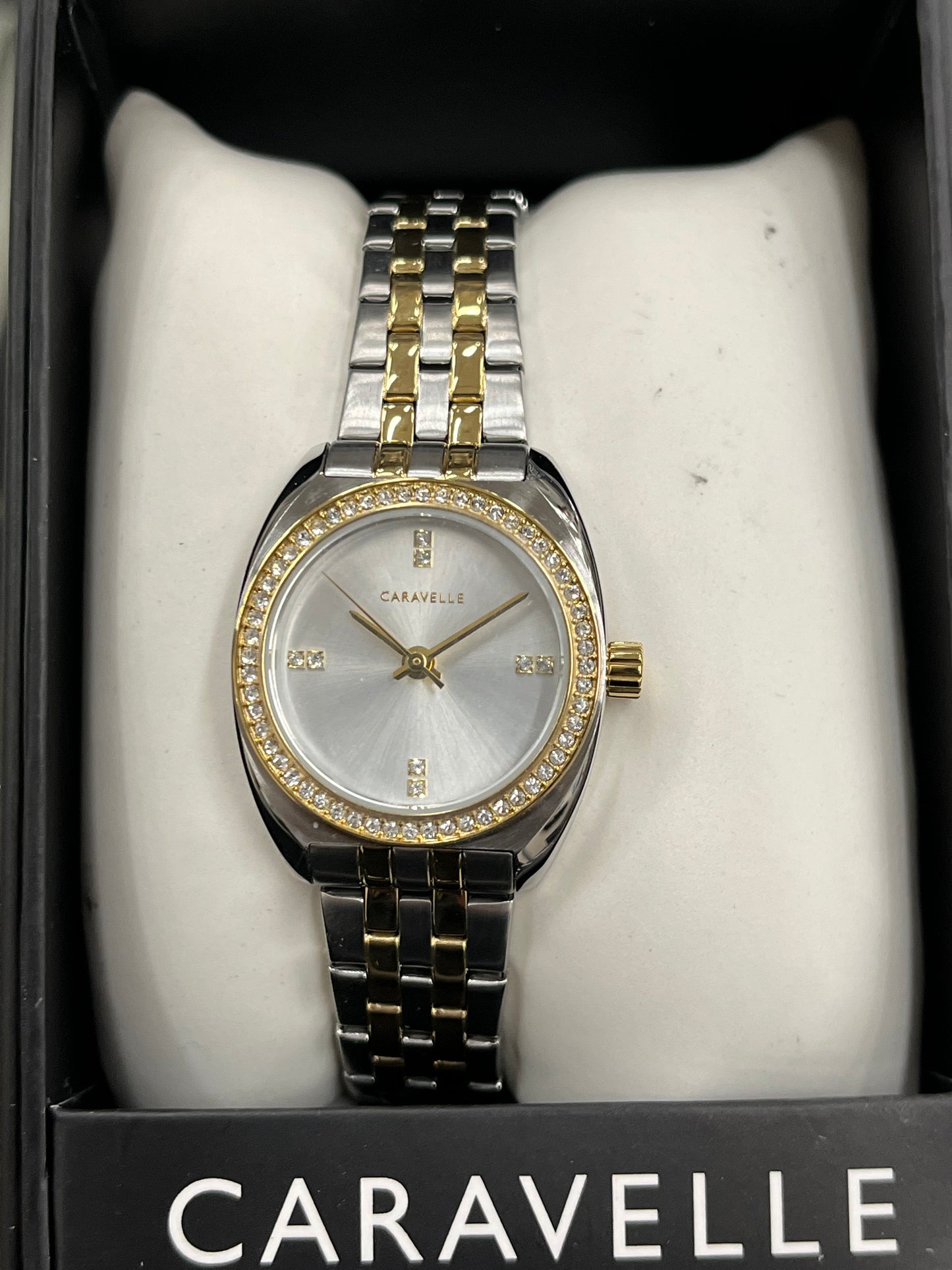 B42) Caravels by Bulova Women’s Two-Tone Watch “Sport”