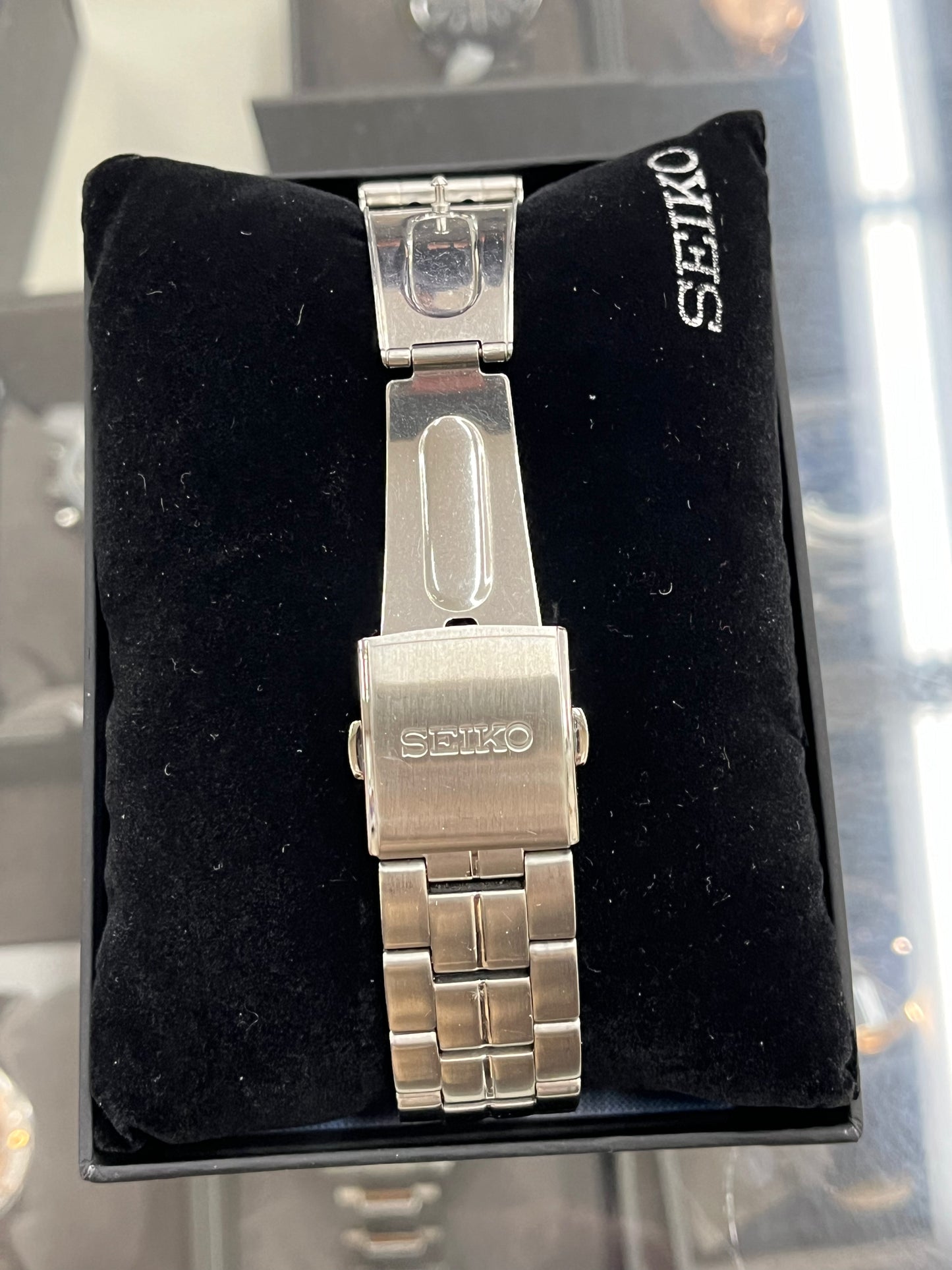 S22) SEIKO SSB347 Watch for Men - Essentials - Quartz Chronograph, Tachymeter