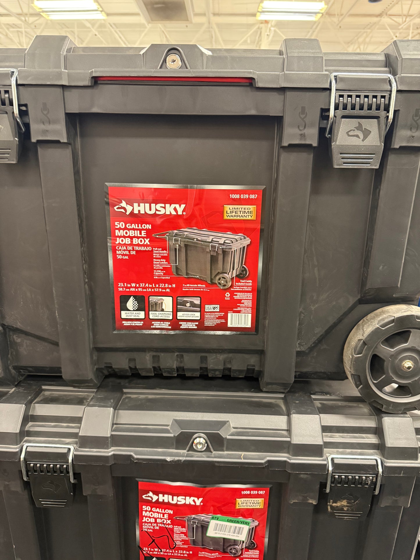 Husky 50 gal. Mobile job box