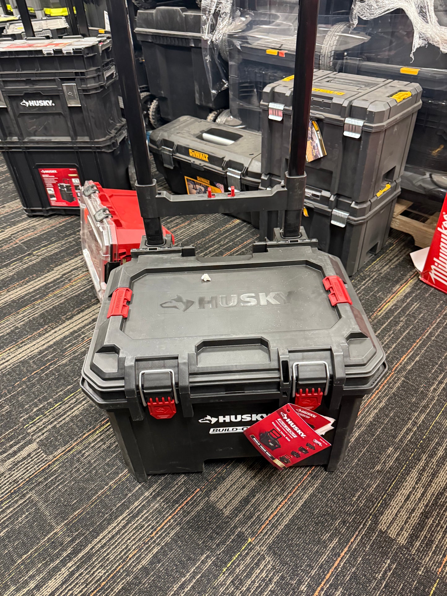 Husky buildout rolling box