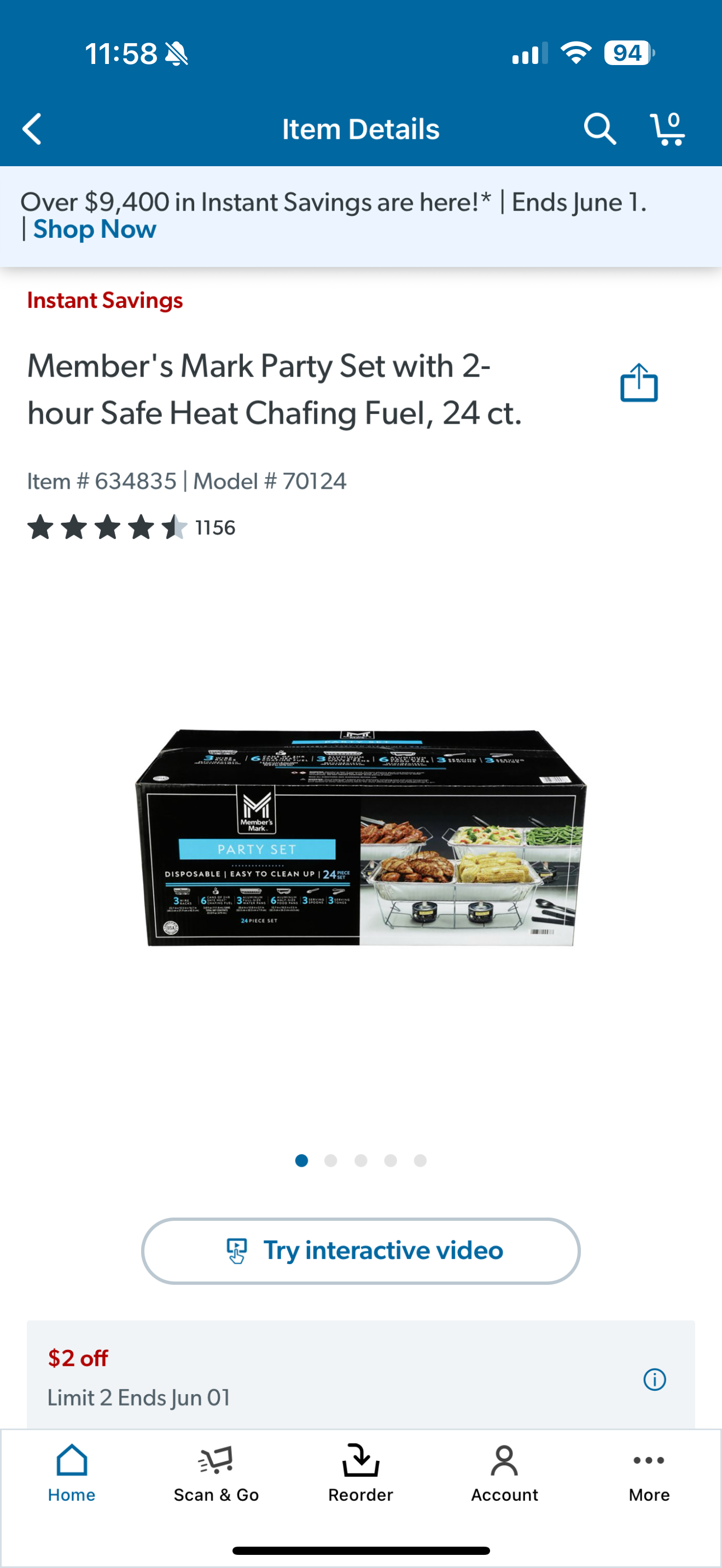 MM party set 24 piece set