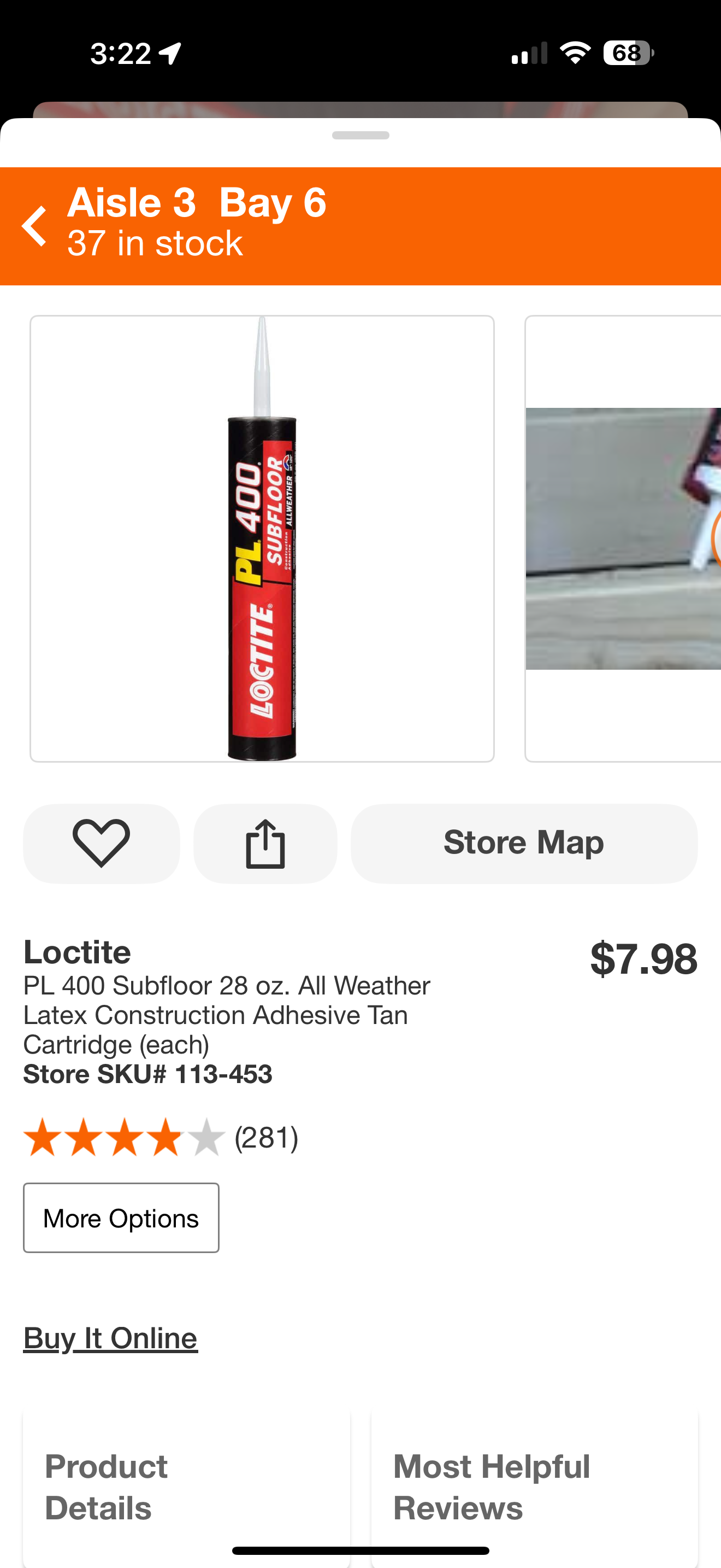 Loctite PL400 subfloor