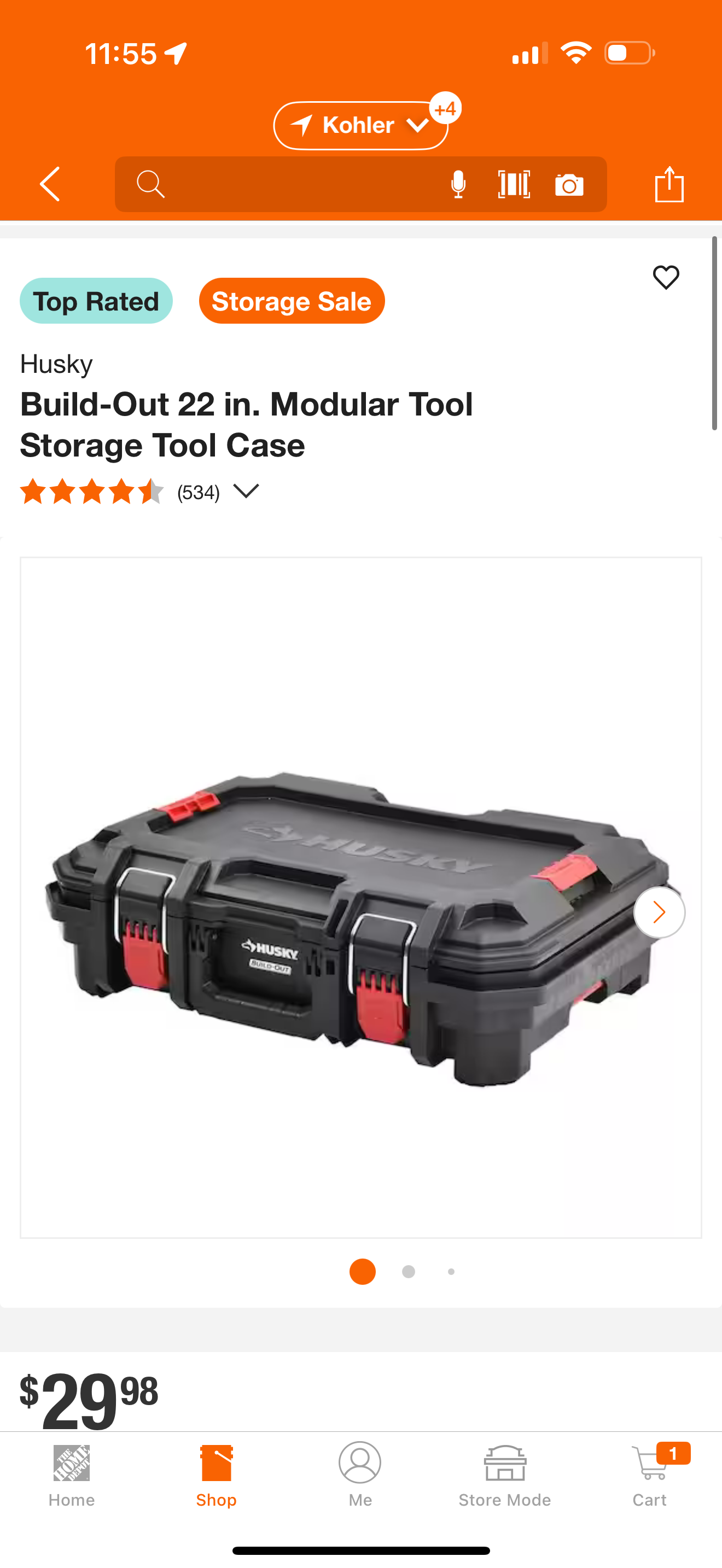 Build-Out 22 in. Modular Tool Storage Tool Case