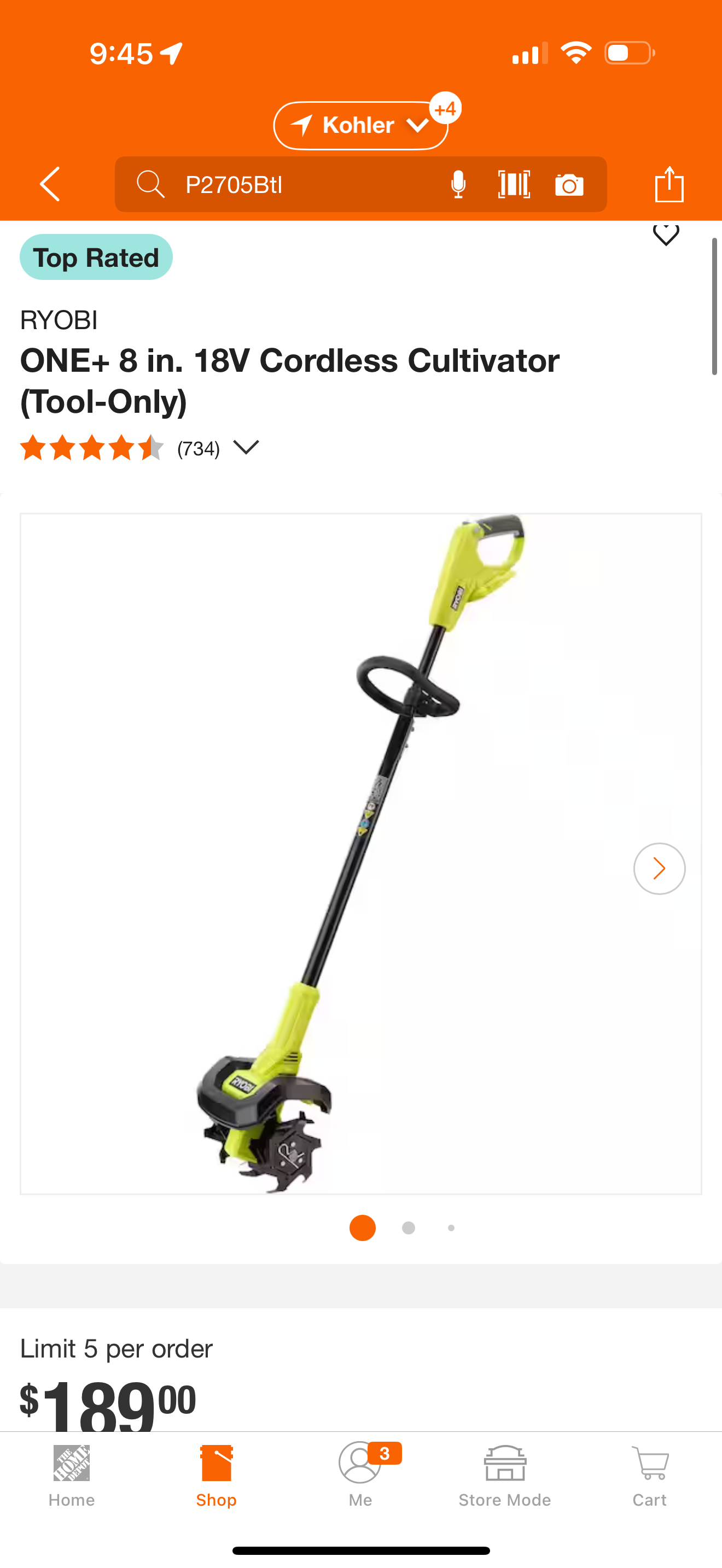 Ryobi 2705btl