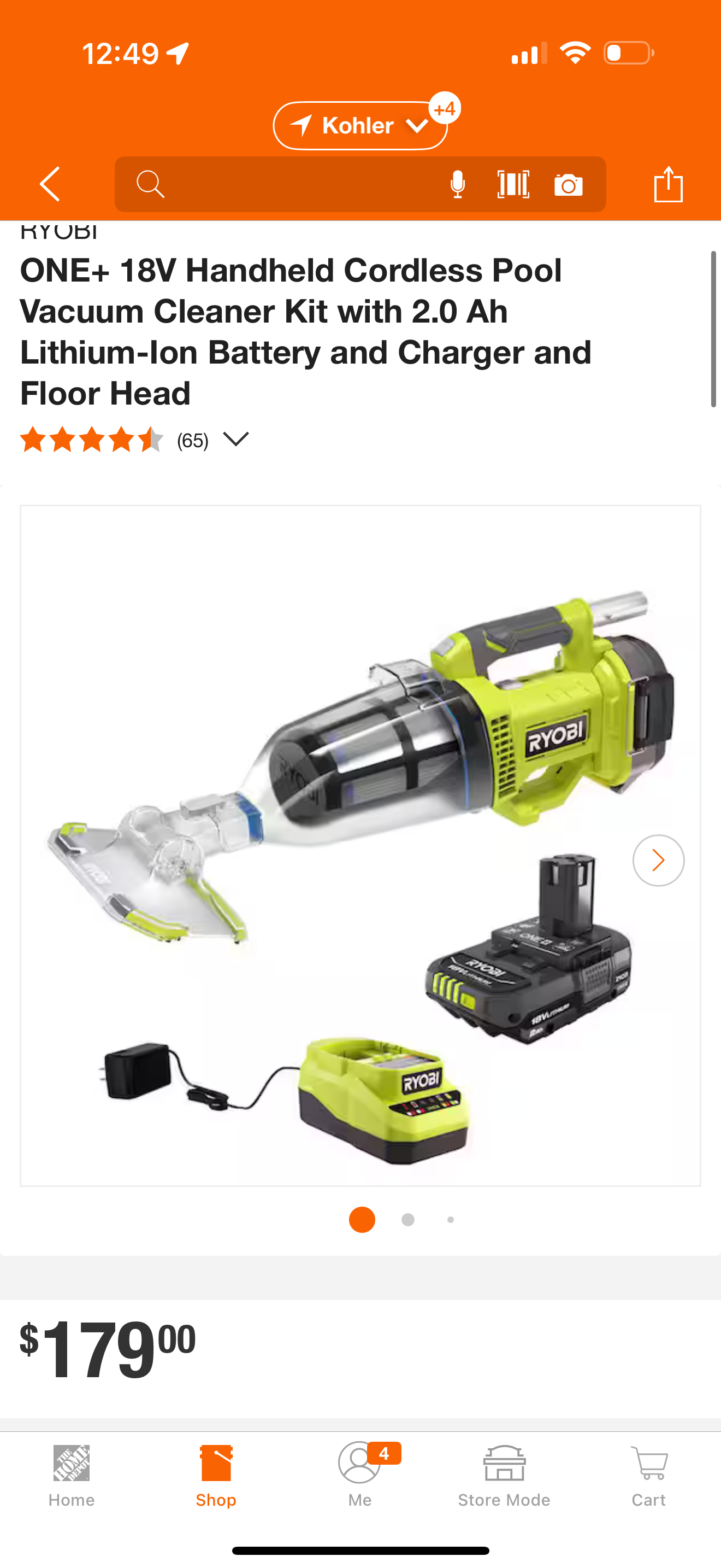 Ryobi Pcl780k grade A