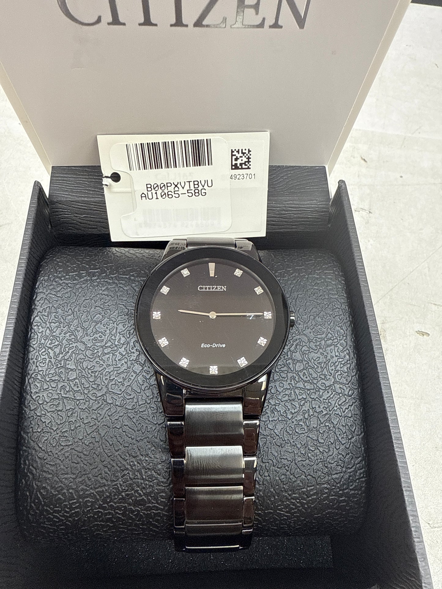 C103) Citizen Axiom Black Dial Men's Watch
Item No. AU1065-58G