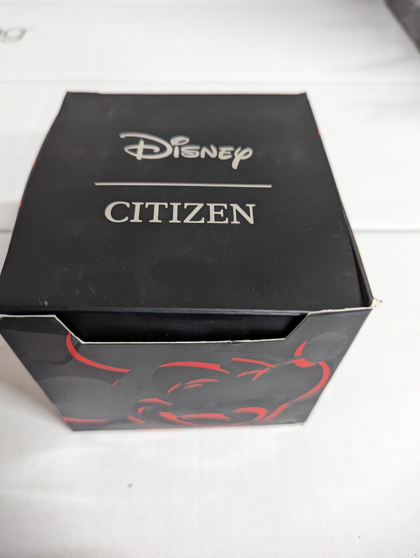 C7) Citizen Eco-Drive Mickey Mouse Classic Black Strap Watch