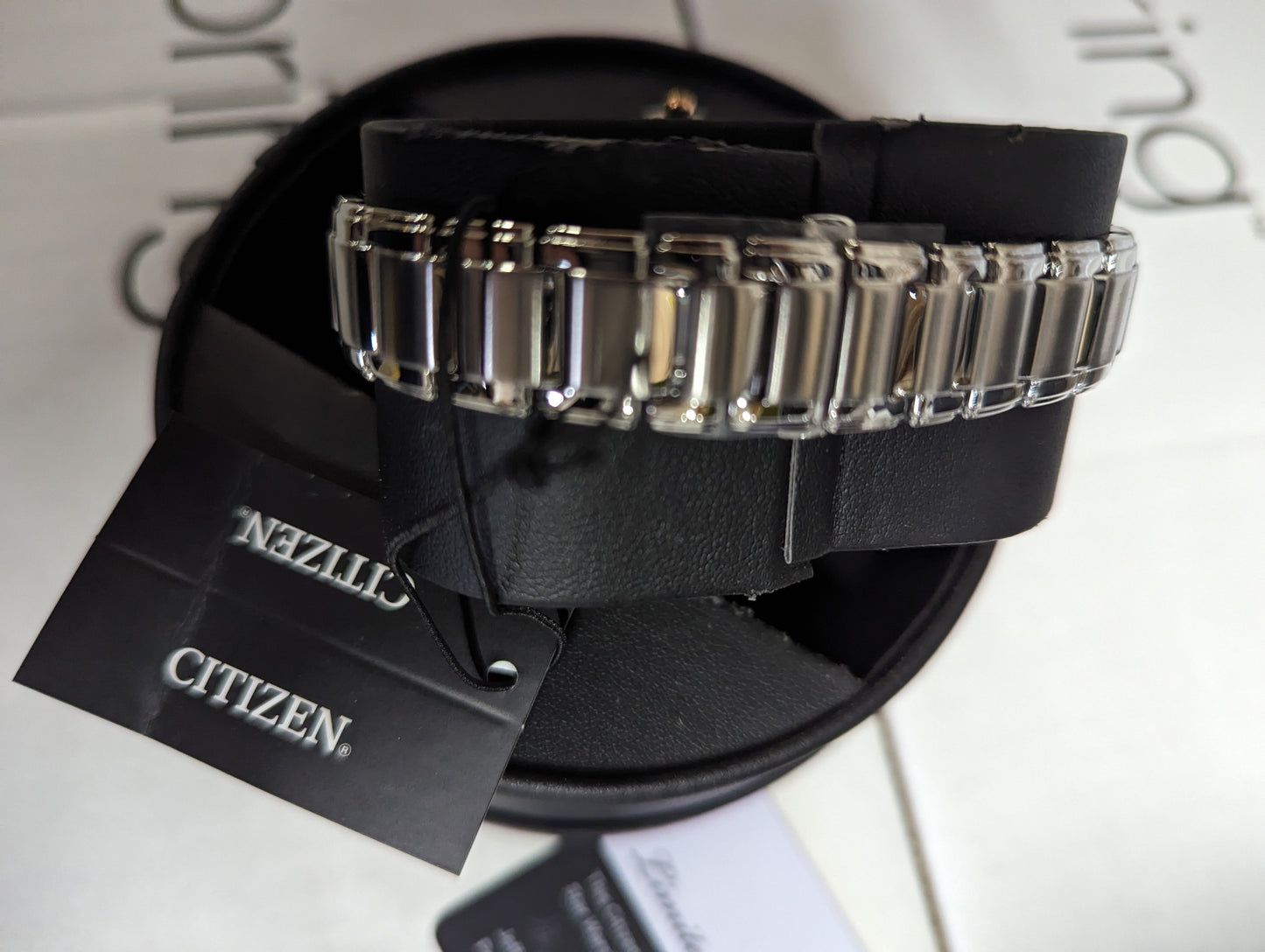 C10) Citizen Eco-Drive Star Wars Prncess Leia 32mm Women's Solar Powered Casual Watch with Diamonds - Silver