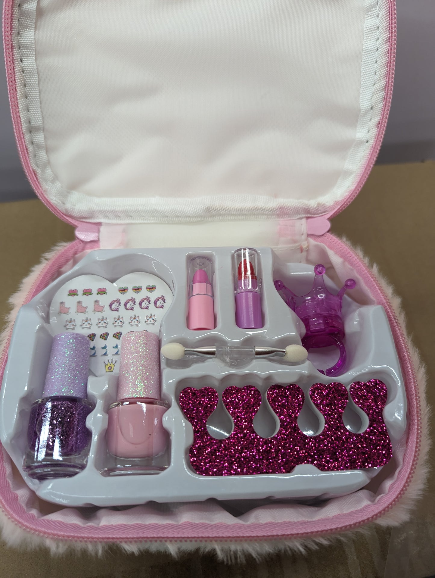 Furry Bunny Makeup Bag