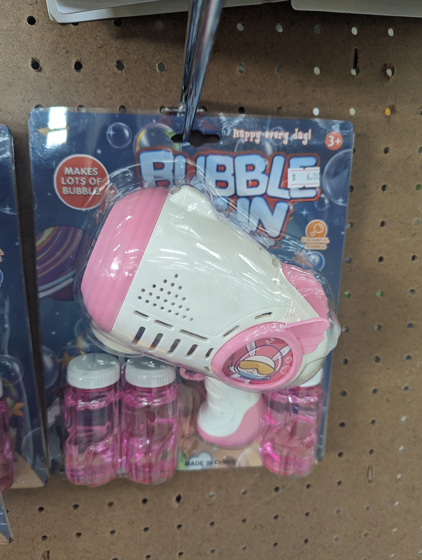 Light Up Space Bubble Gun