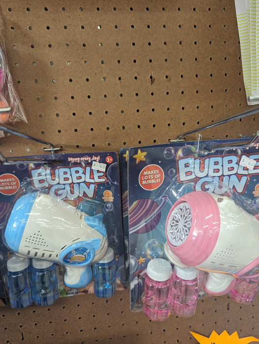 Light Up Space Bubble Gun