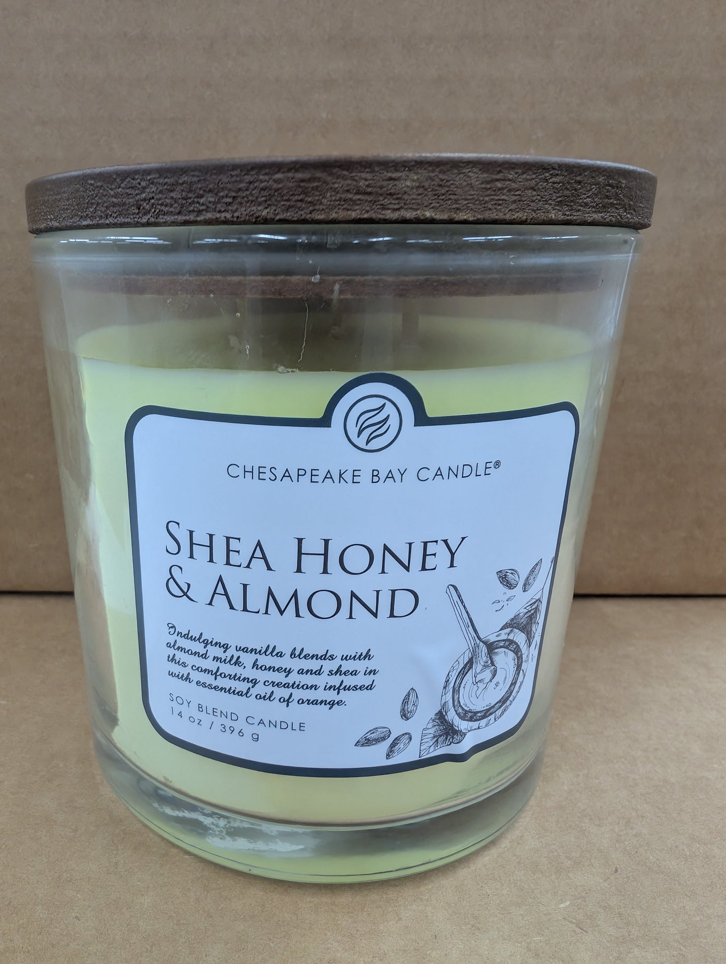 Shea Honey Almond 3 Wick Candle
