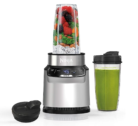 Ninja BN401 Nutri Pro Compact Personal Blender, Auto-iQ Technology