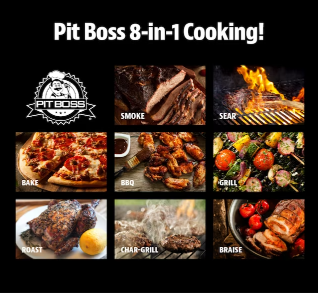 Pit Boss Pro 600-Sq in Black Pellet Grill in the Pellet Grills