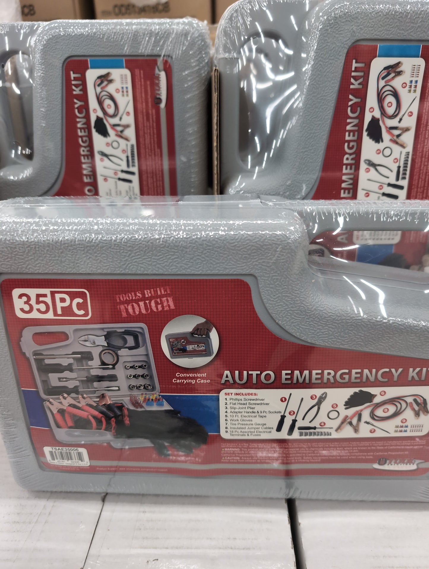 Auto Emergency Kit 35 pieces