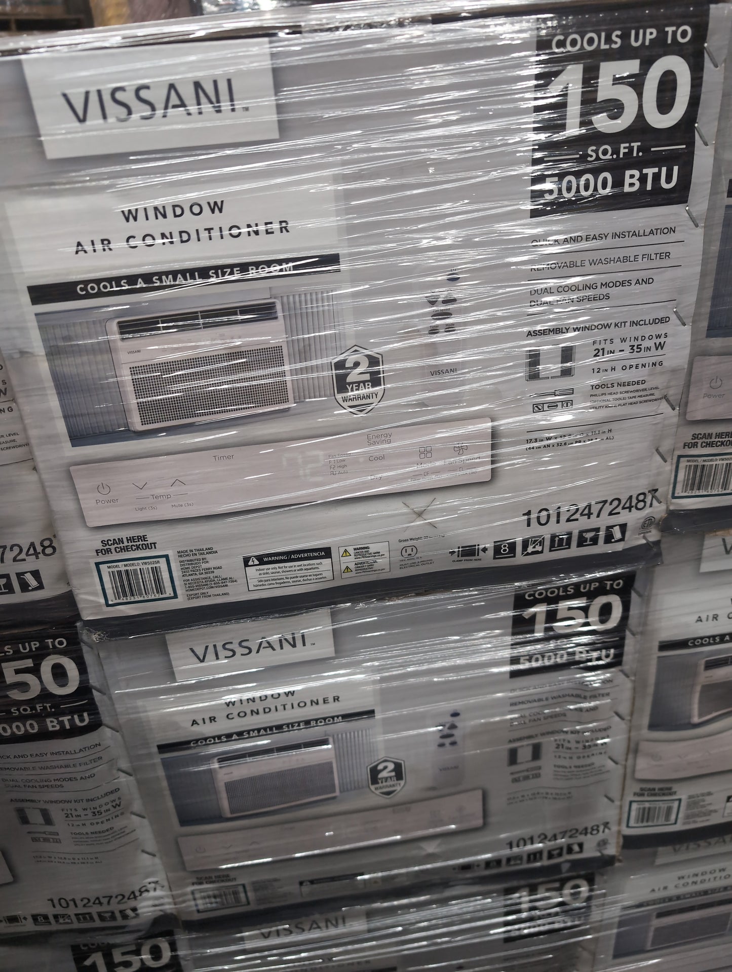 Vissani 5000 but Window AC