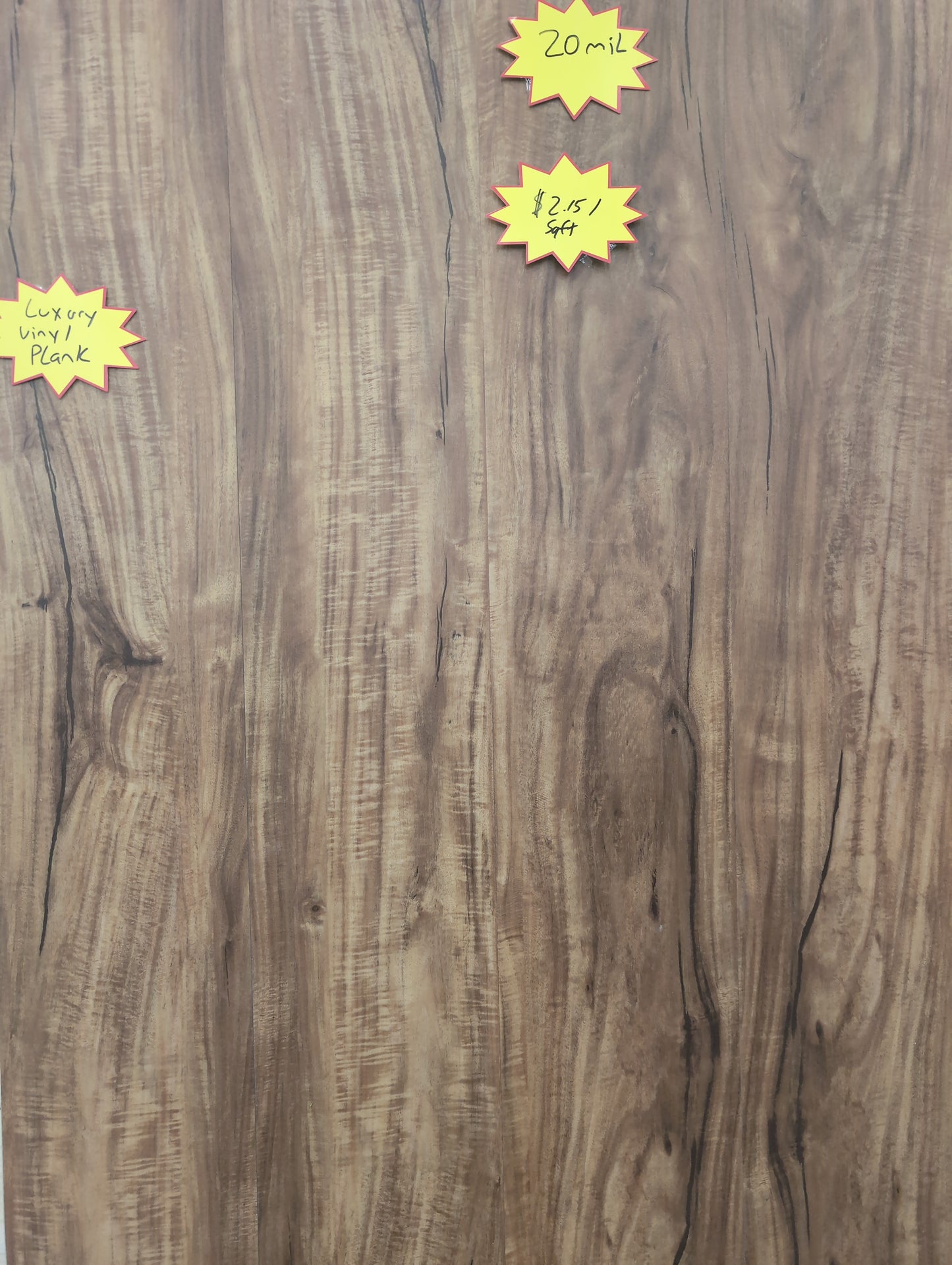 Acacia LVP Click-Lock Flooring $2.15 /sq ft. 20mil