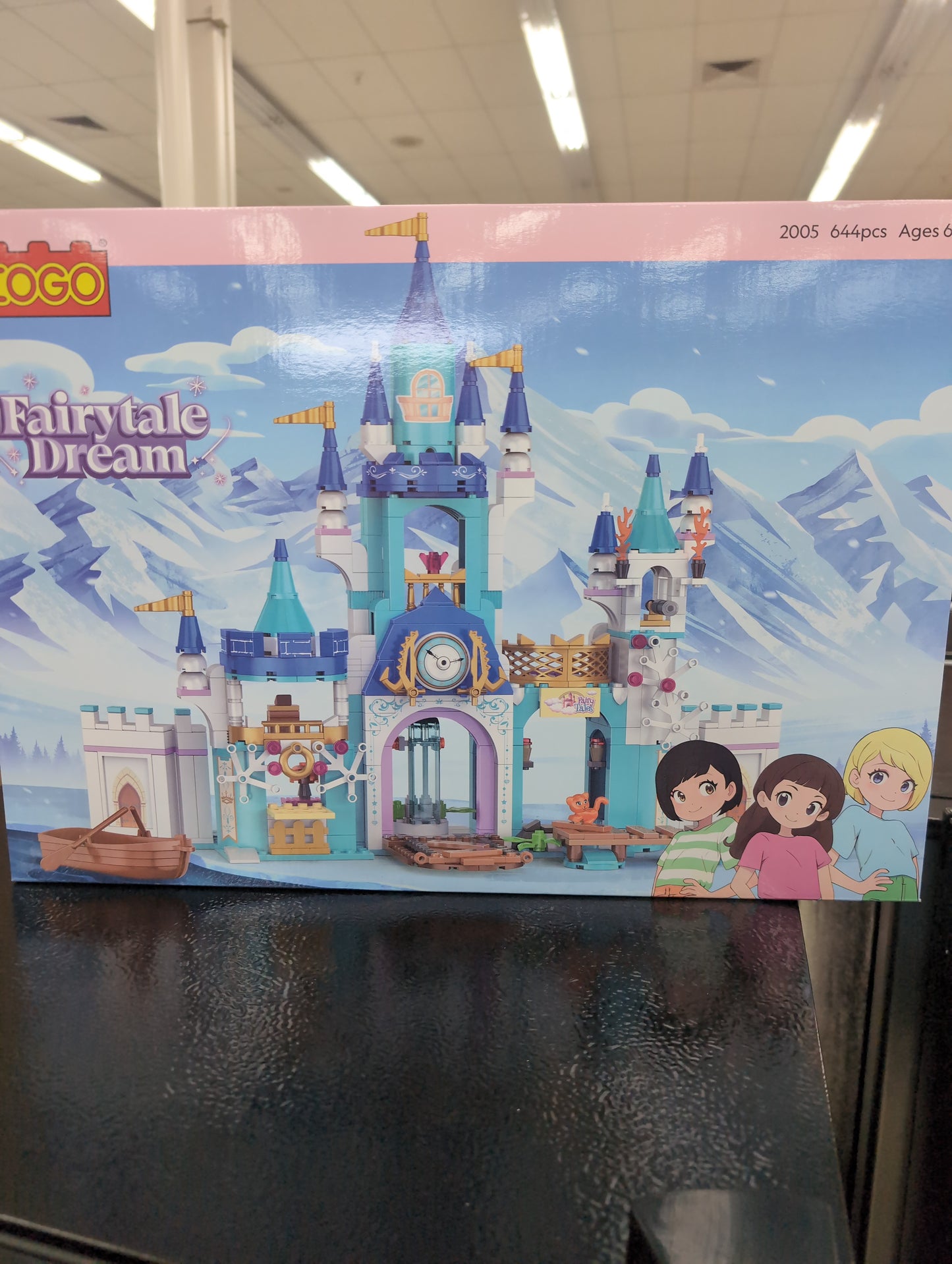 Blue Castle Building Blocks 644 pc