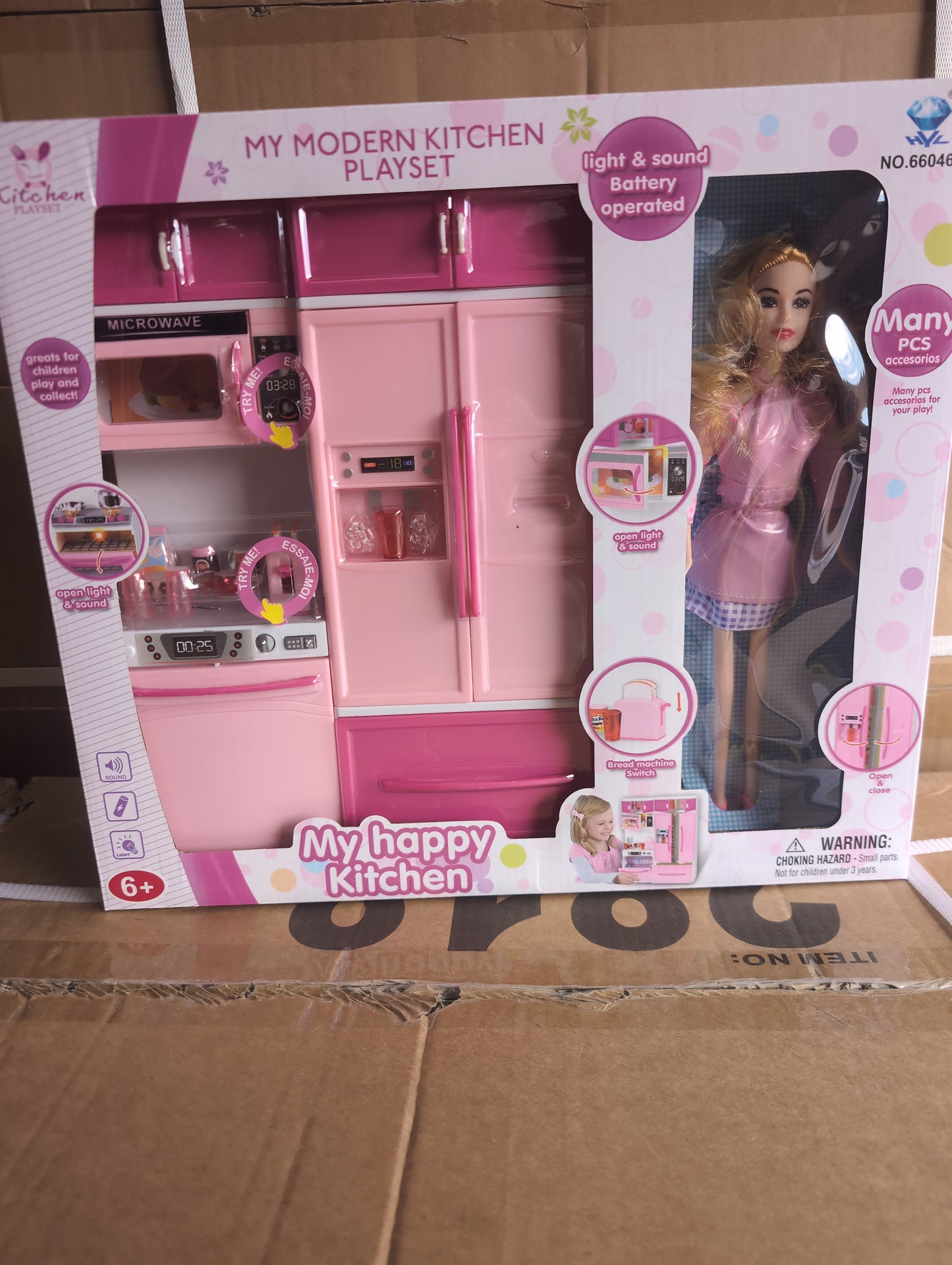 Kitchen Playset with Doll