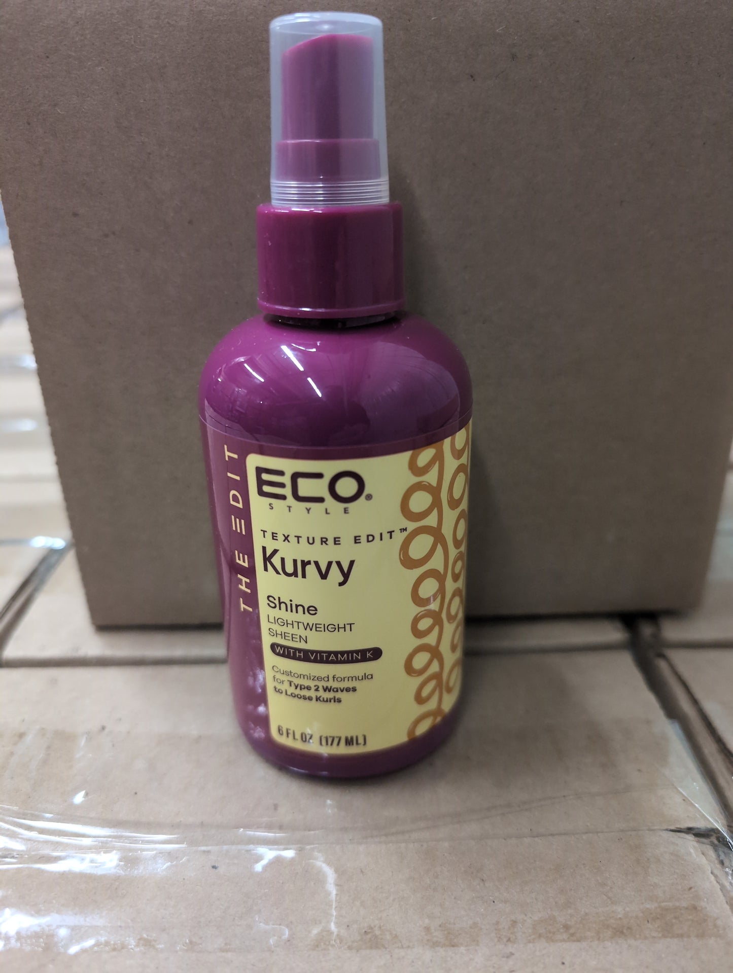 ECO Kurvy Lightweight Sheen Hair Serum