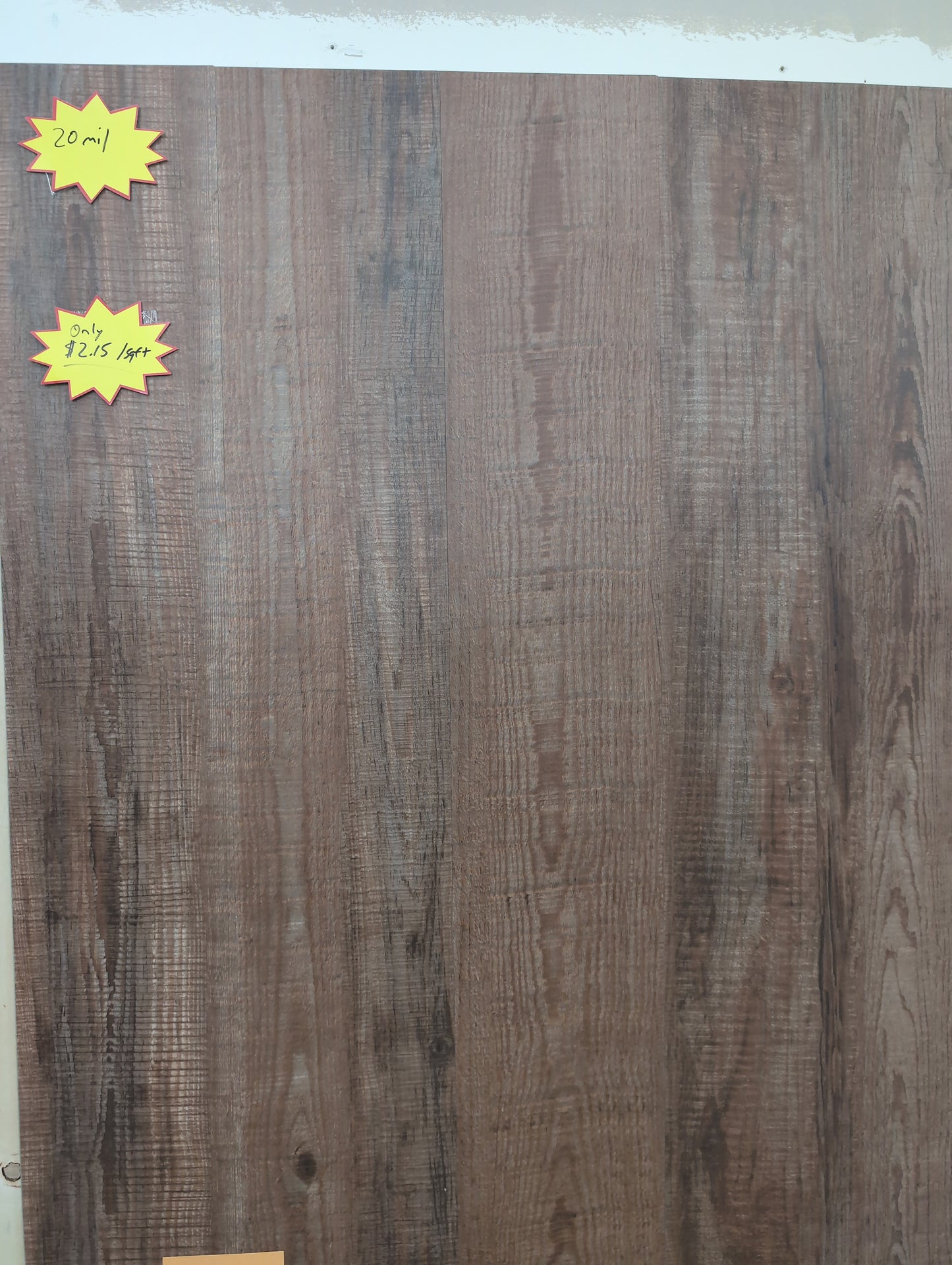 Oyster Bay LVP Click-Lock Flooring $2.15 /sq ft. 20mil