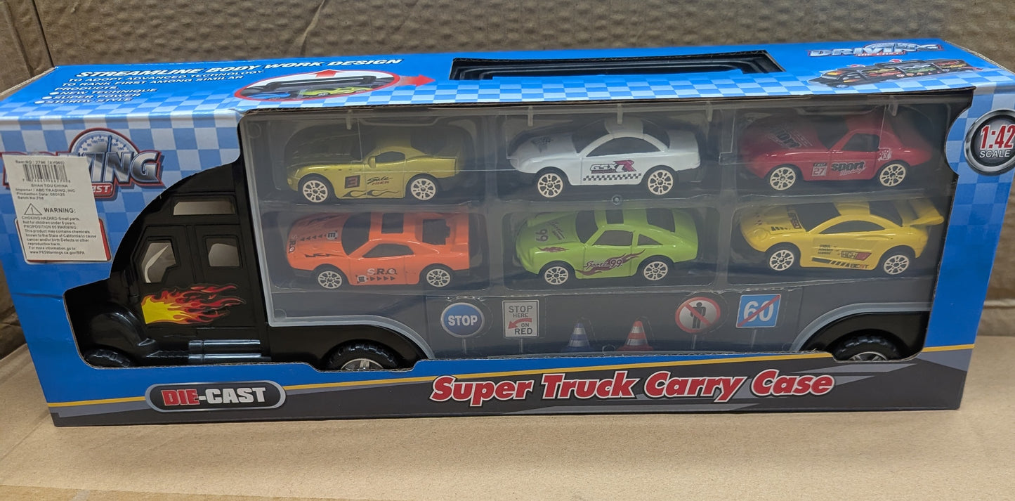 Big Mo's Die Cast Super Truck with 6 Cars