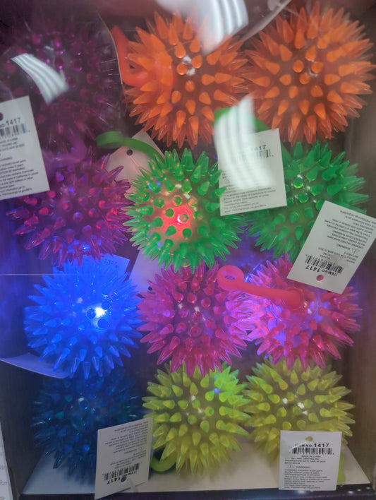 Flashing Spikey Puffer Ball