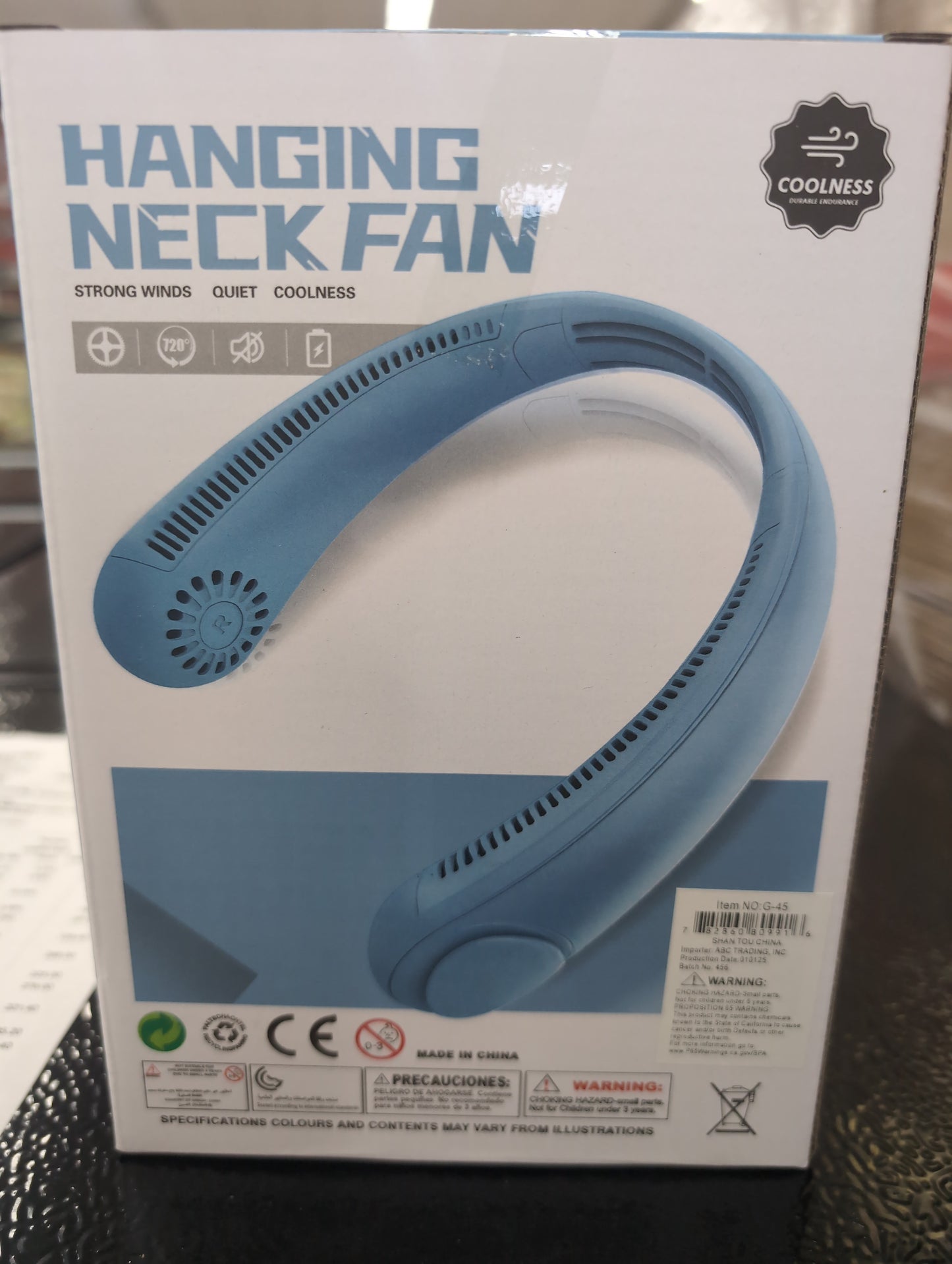 Hanging Neck Fan Rechargeable g-45