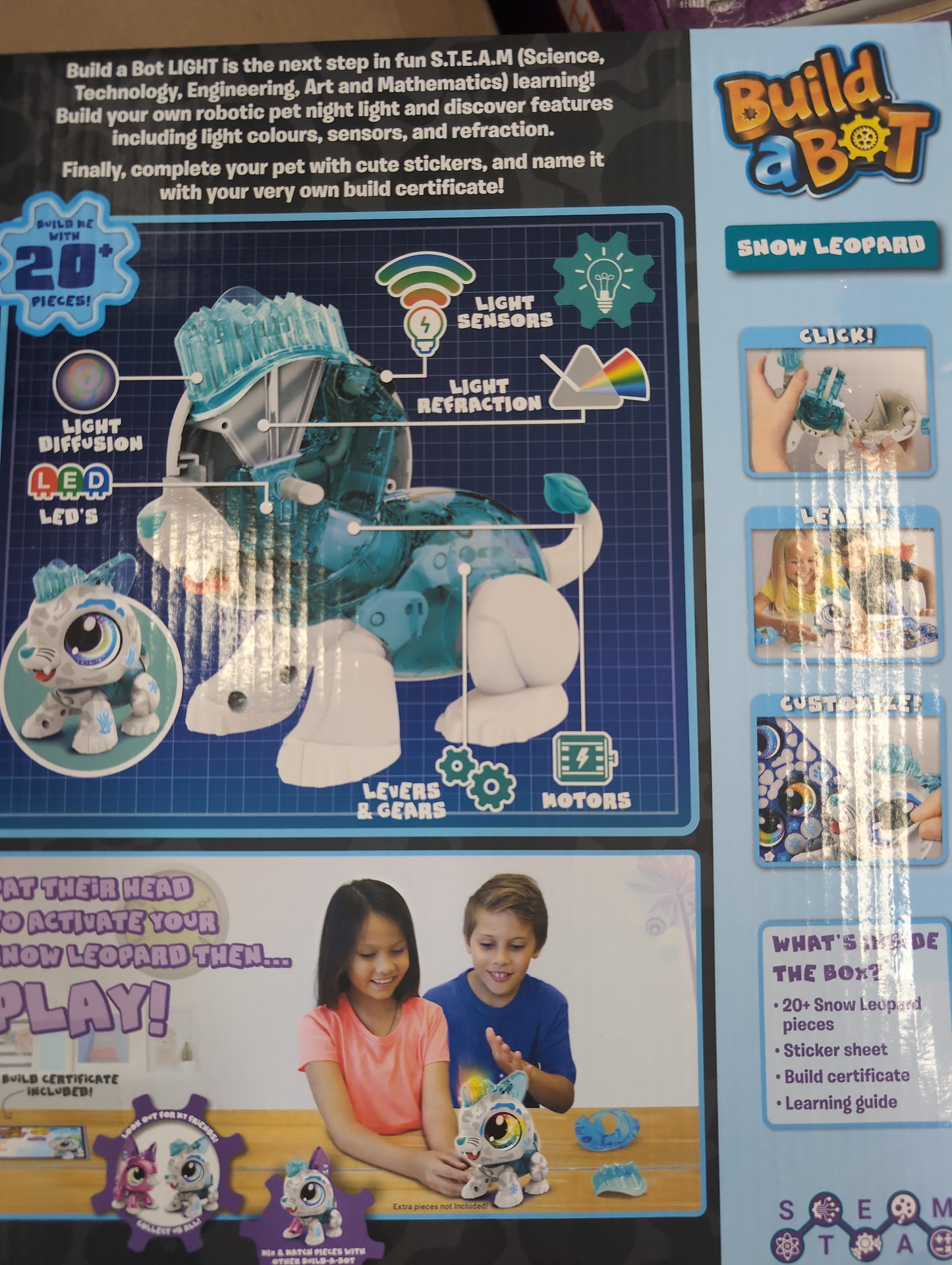 Build a Bot Snow Leopard