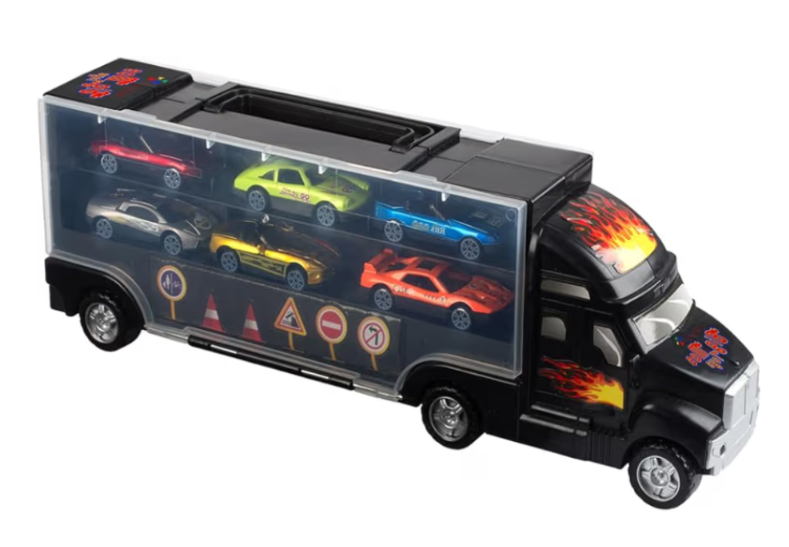 Big Mo's Die Cast Super Truck with 6 Cars