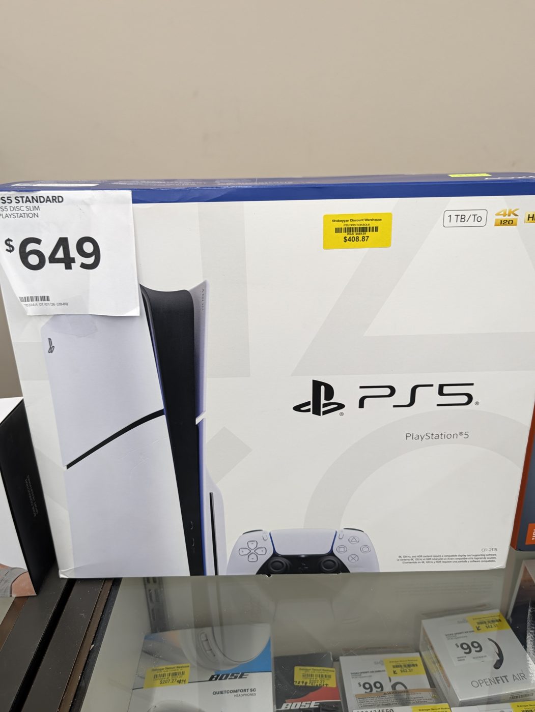 PlayStation 5 Slim 1TB, $408.87 at Sheboygan Discount Warehouse