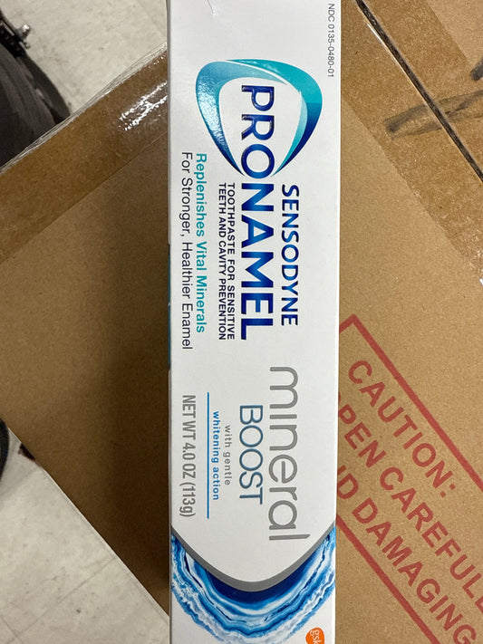 Sensodyne pronamel mineral boost