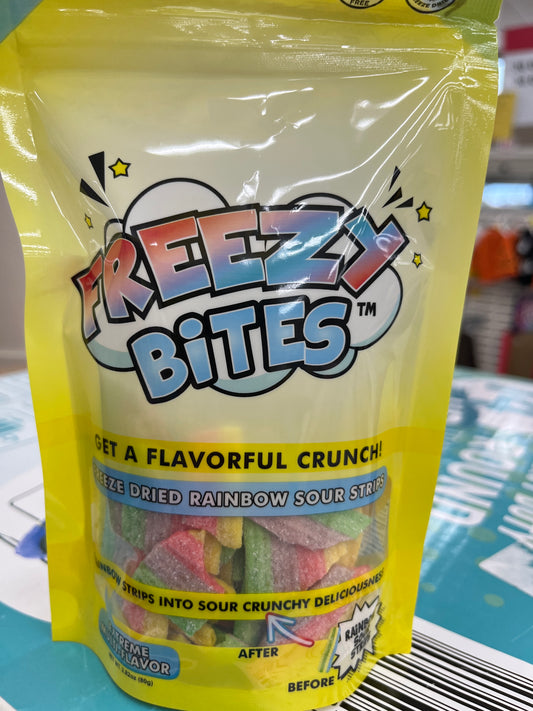 Freezy Bites rainbow sour strips