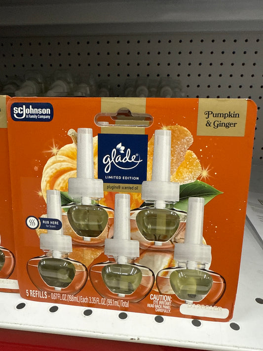 Glade Scented Oil Pumpkin & Ginger 5ct