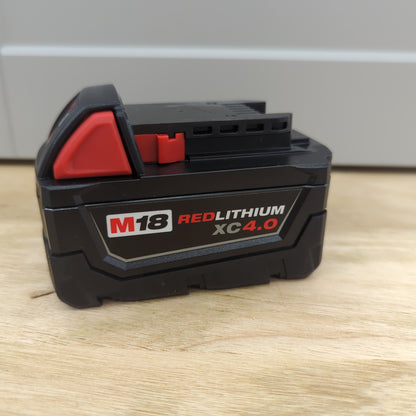 Milwaukee 4.0AH M18 Red Lithium Battery
