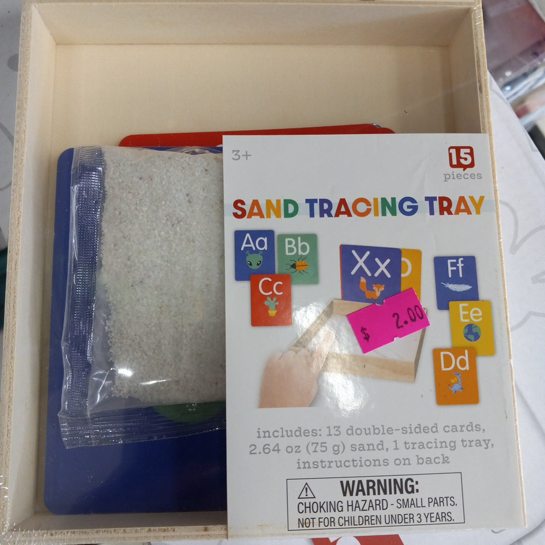 Alphabet Sand Tracing Tray Toy