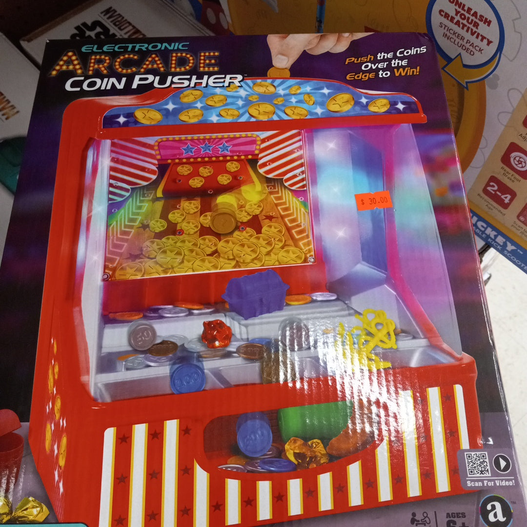 Electronic Arcade Coin Pusher Toy